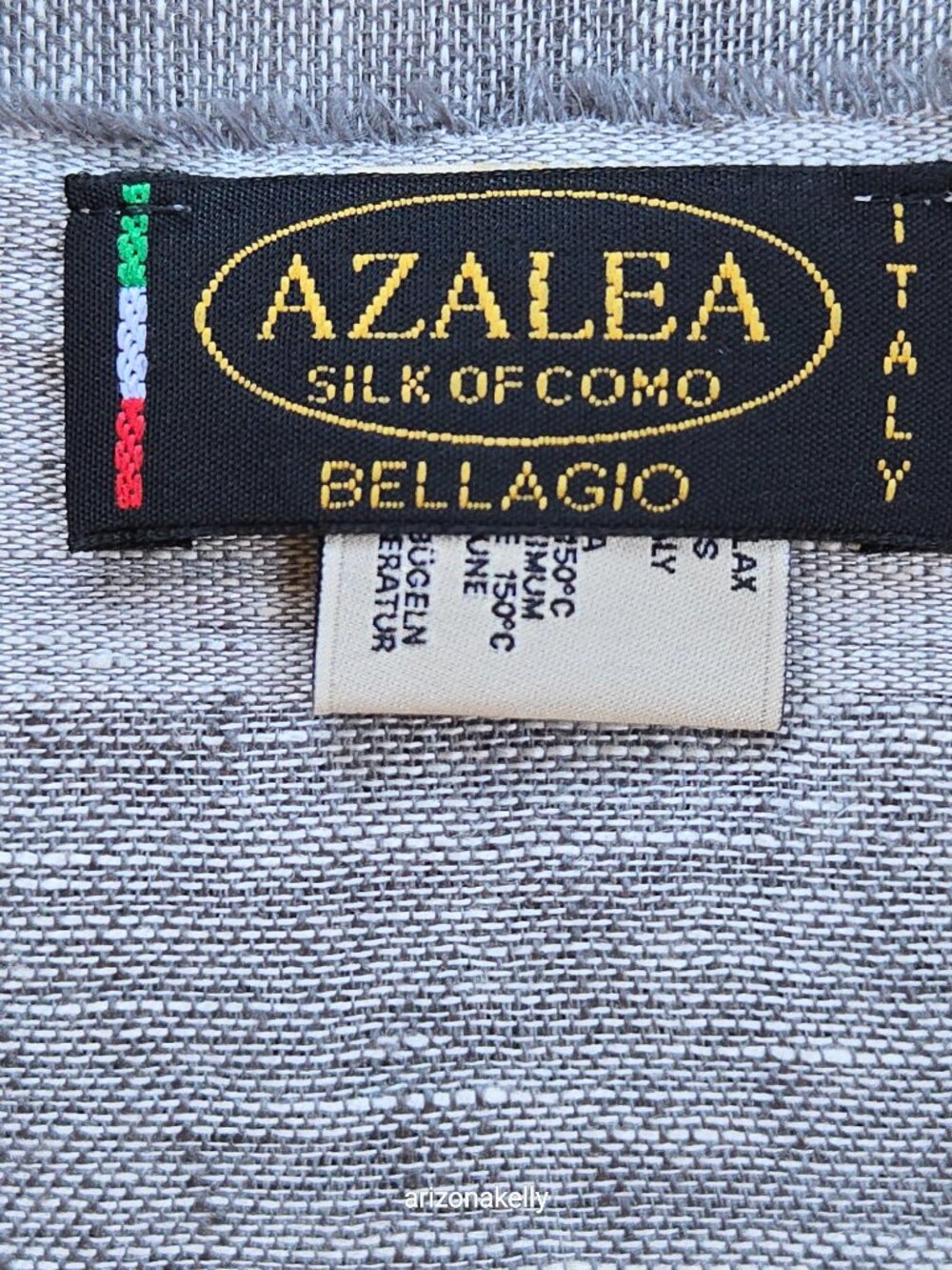 NWOT Linen Scarf Azalea Italy Bellagio - Picture 2 of 9